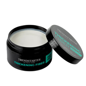 TRENDSTARTER styled hair side profile showing matte natural finish
