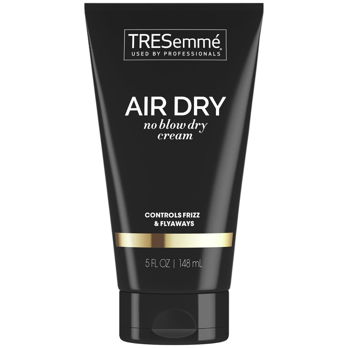 TRESemmé front packaging showing product benefit of frizz control
