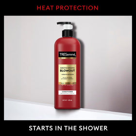 TRESemmé keratin ingredient visual highlighting smoothing action for frizz control