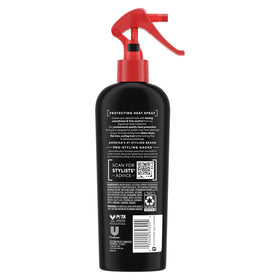 TRESemmé close-up of spray nozzle highlighting even mist coverage