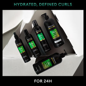 TRESemmé coconut and argan oils close-up showing natural nourishment benefit