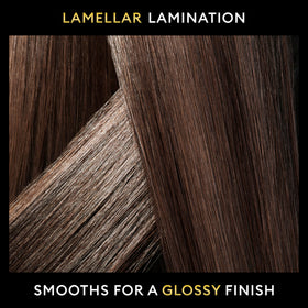 TRESemmé conditioner shown being applied to hair for detangling and sealing