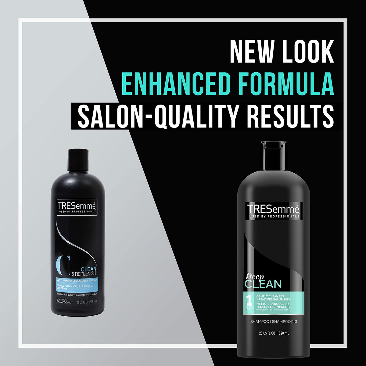 TRESemmé paired with conditioner for replenished finished hair