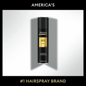 TRESemmé close-up on finished hair showing frizz-free smoothness