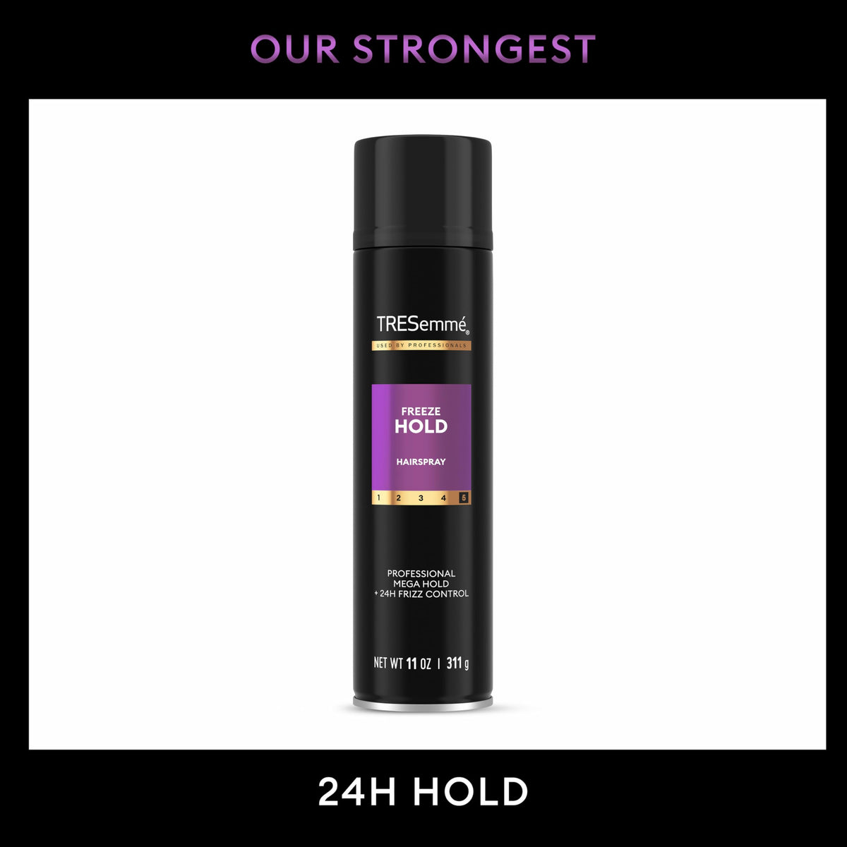 TRESemmé freeze hold close spray mist delivering fast, uniform setting