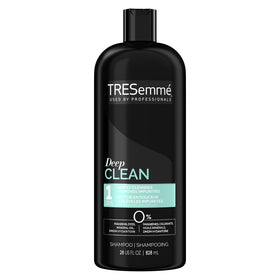 TRESemmé front packaging 28 oz showing cleanser and convenience
