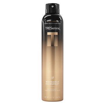 TRESemmé front packaging showing A-List hairspray for polished hold