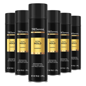 TRESemmé front packaging showing product and benefit long-lasting hold