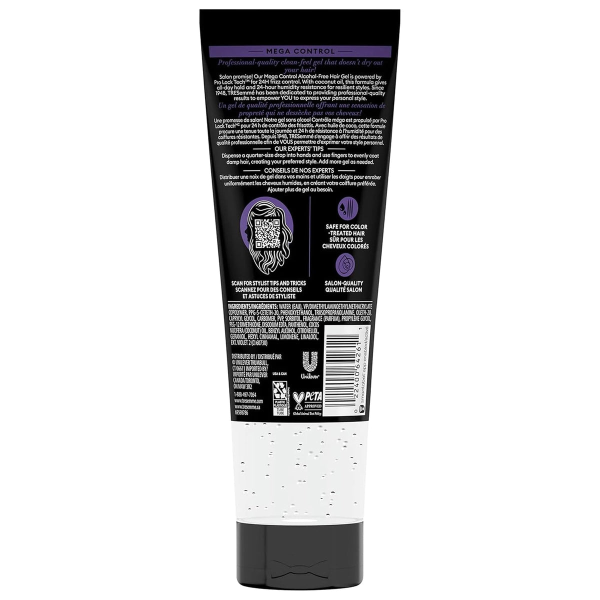 TRESemmé gel applied during blow-dry for long-lasting volume and control