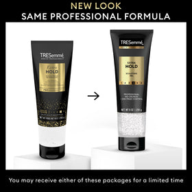 TRESemmé gel dispensed from tube demonstrating easy, controlled application