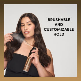 TRESemmé hair styled and held in place showing natural movement