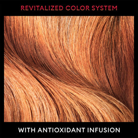TRESemmé before and after hair lengths showing improved shine