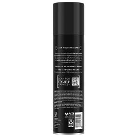 TRESemmé side label close-up highlighting ingredients and benefits