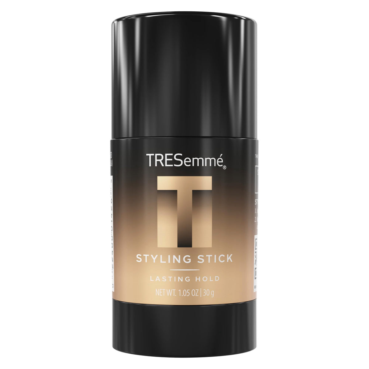 TRESemmé front packaging showing stick and brand, convenient control