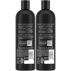 TRESemmé label close-up highlighting ingredients and ingredient transparency benefit