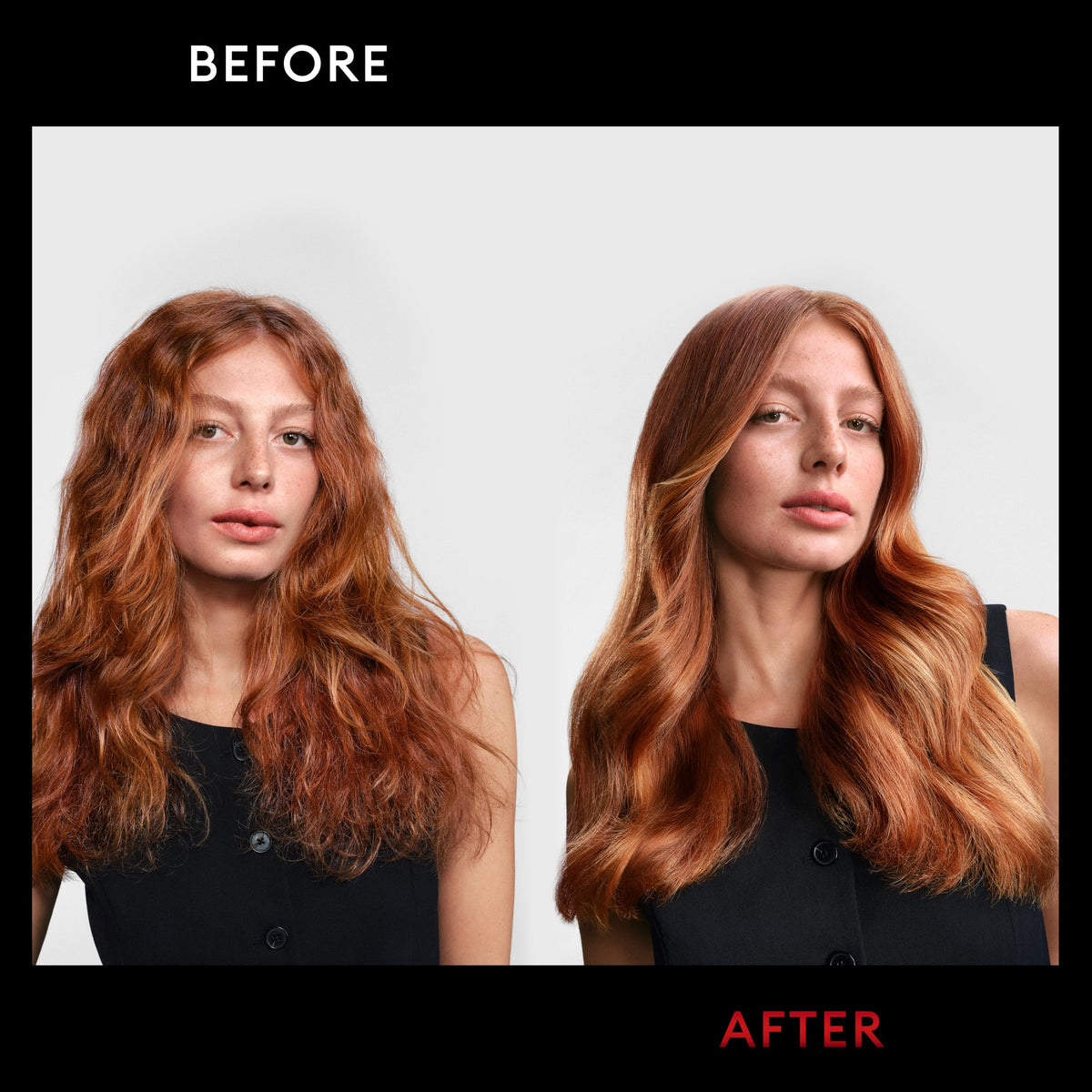 TRESemmé used during blowout styling scene showing salon-quality results at home