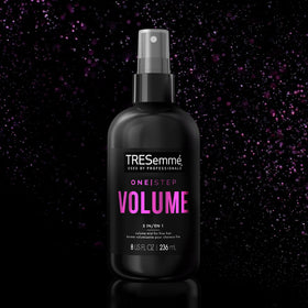 TRESemmé lifestyle shot of styled fine hair showing fuller natural finish benefit