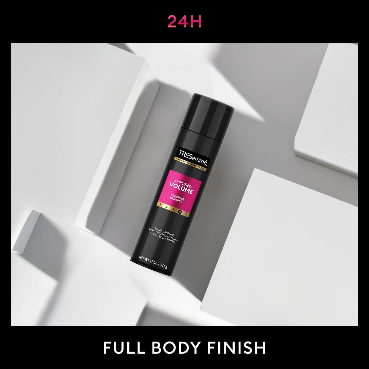 TRESemmé hair mask applied in shower showing easy spread for restorative treatment