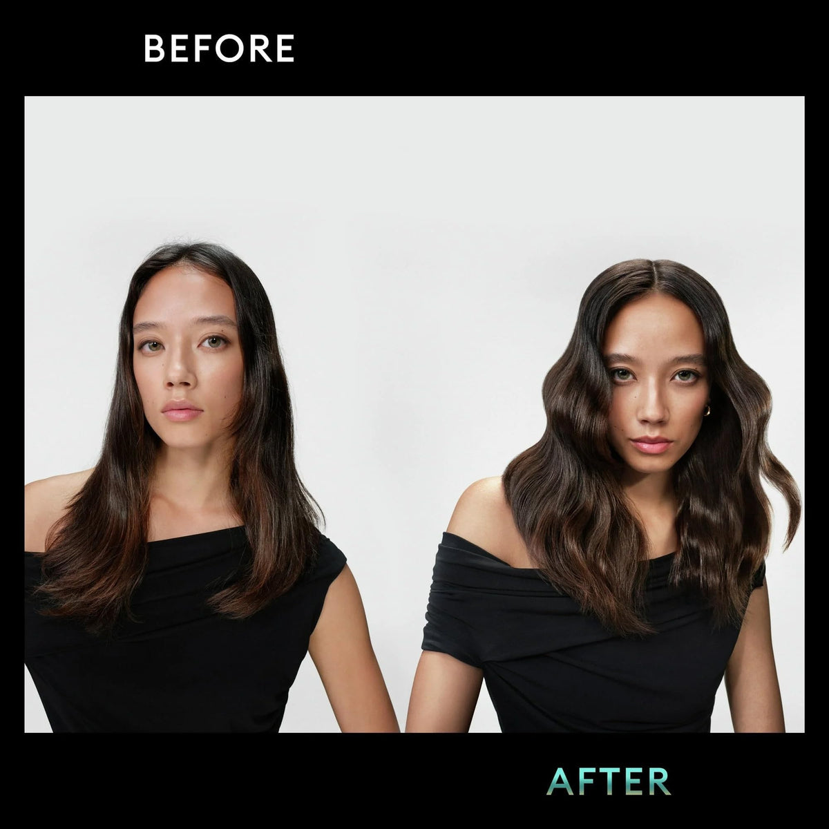 TRESemmé mask application on hair mid-lengths showing deep conditioning benefit