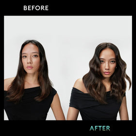 TRESemmé mask application on hair mid-lengths showing deep conditioning benefit