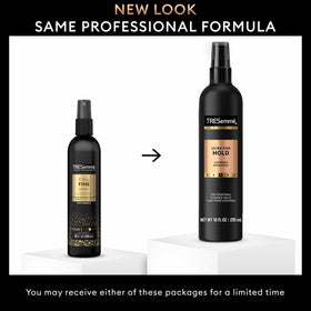 TRESemmé ultra-fine mist close-up demonstrating lightweight spray advantage