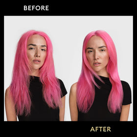 TRESemmé before and after hair showing increased volume benefit