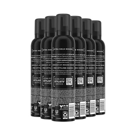 TRESemmé foam texture close-up demonstrating lightweight, volumizing benefit