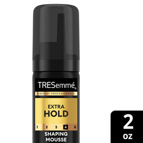 Multiple TRESemmé bottles arranged to show the 12-pack value and on-the-go supply