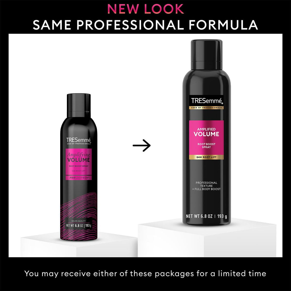 TRESemmé root boost applied at roots concealing grays instantly