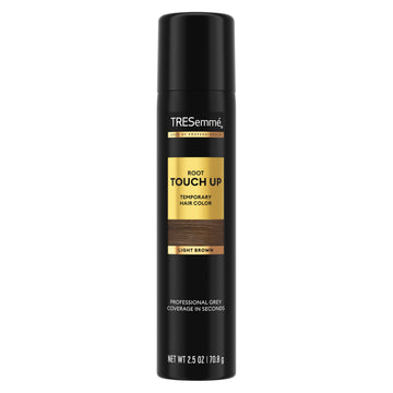 TRESemmé front can showing label and light brown shade for quick root coverage