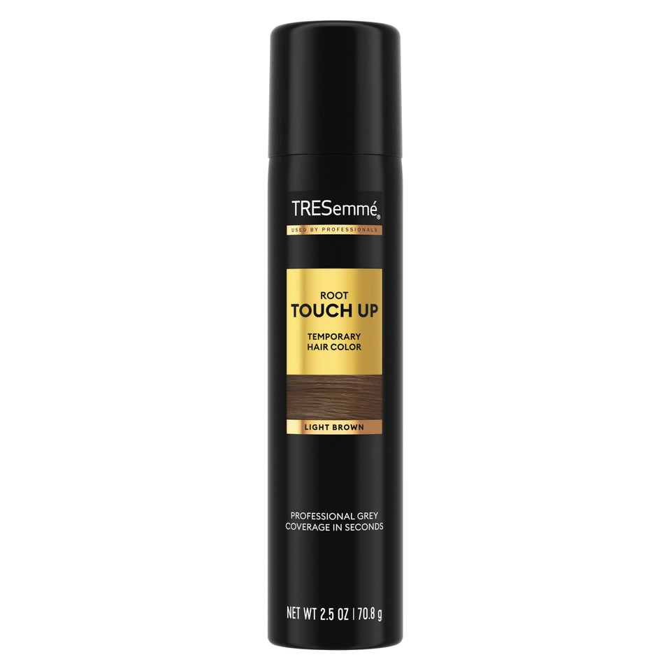 TRESemmé front can showing label and light brown shade for quick root coverage