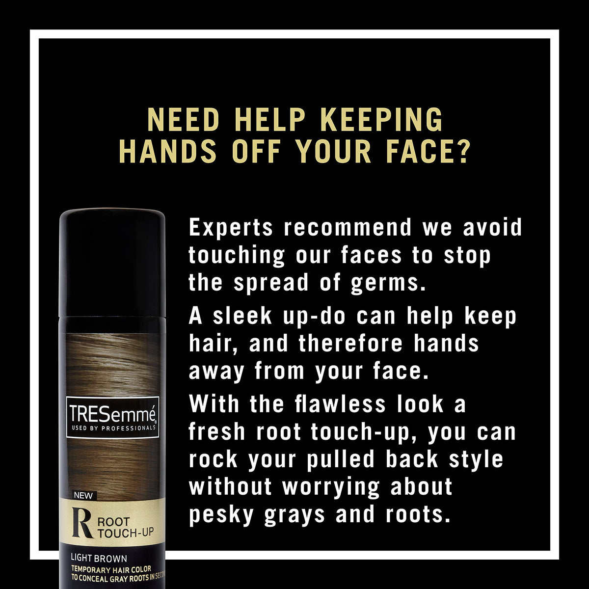 TRESemmé label detail showing ingredients and cruelty-free certification