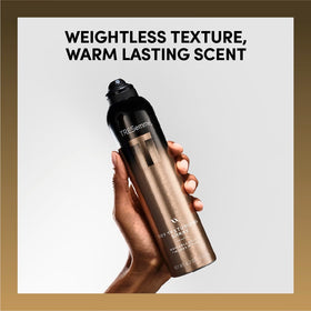 TRESemmé scent concept with vanilla and sandalwood notes evoking warm fragrance