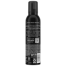 TRESemmé aerosol top detail illustrating easy dispense and control