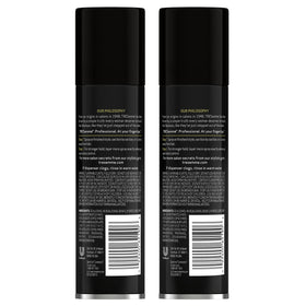 TRESemmé side label close-up highlighting ingredients and usage benefit