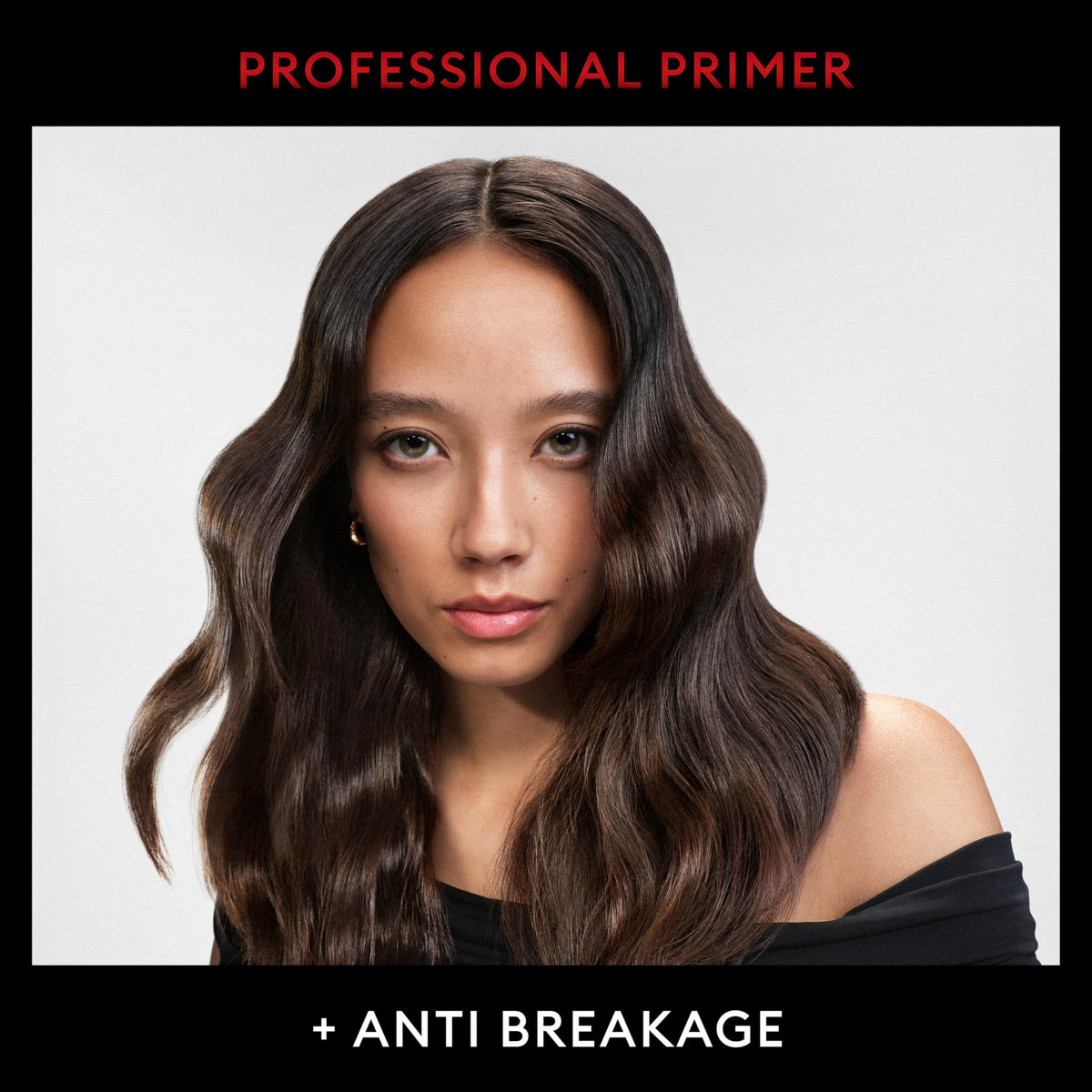 TRESemmé styling lifestyle shot illustrating salon-quality results at home
