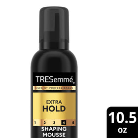 TRESemmé styling session blow-dry showing lifted volume and shape