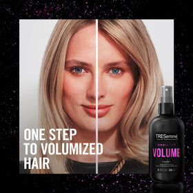 TRESemmé fine hair texture after use with soft weightless volume benefit