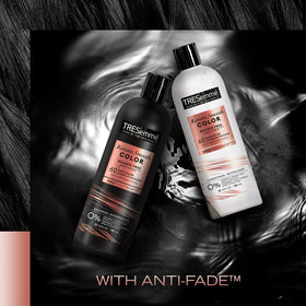 TRESemmé shampoo lather texture close-up demonstrating gentle foam for effective cleansing