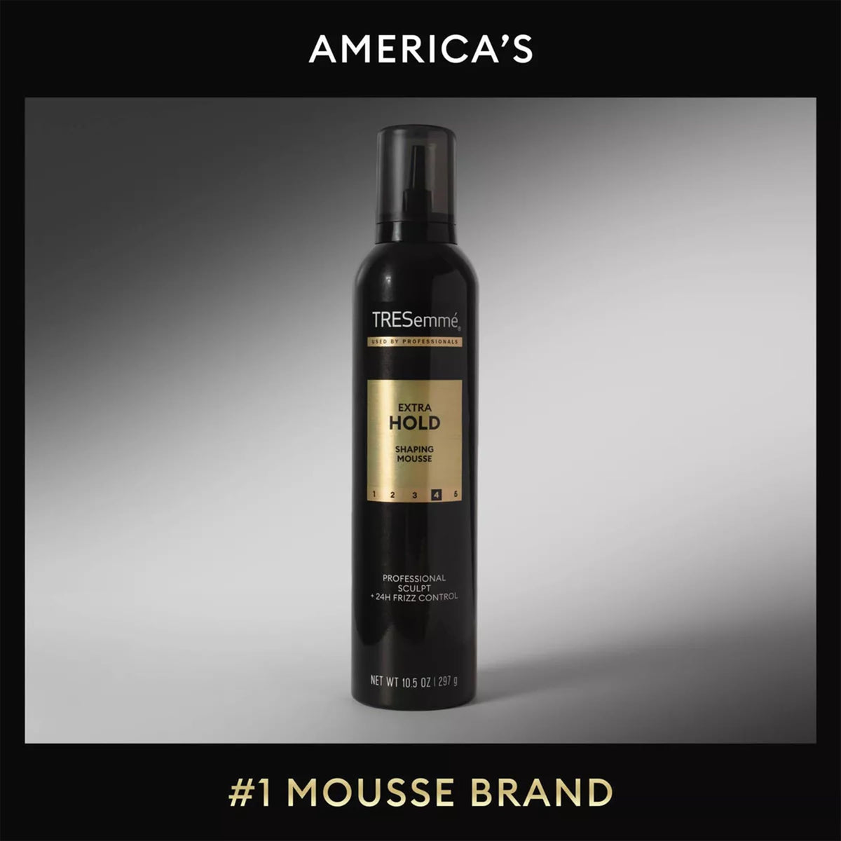 TRESemmé travel bottle in toiletry bag for on-the-go styling