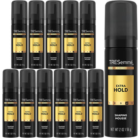 TRESemmé travel pack front view showing compact bottles and portability benefit