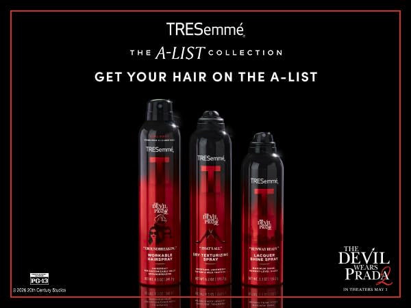 TRESemmé nozzle detail demonstrating dual-sided customizable hold