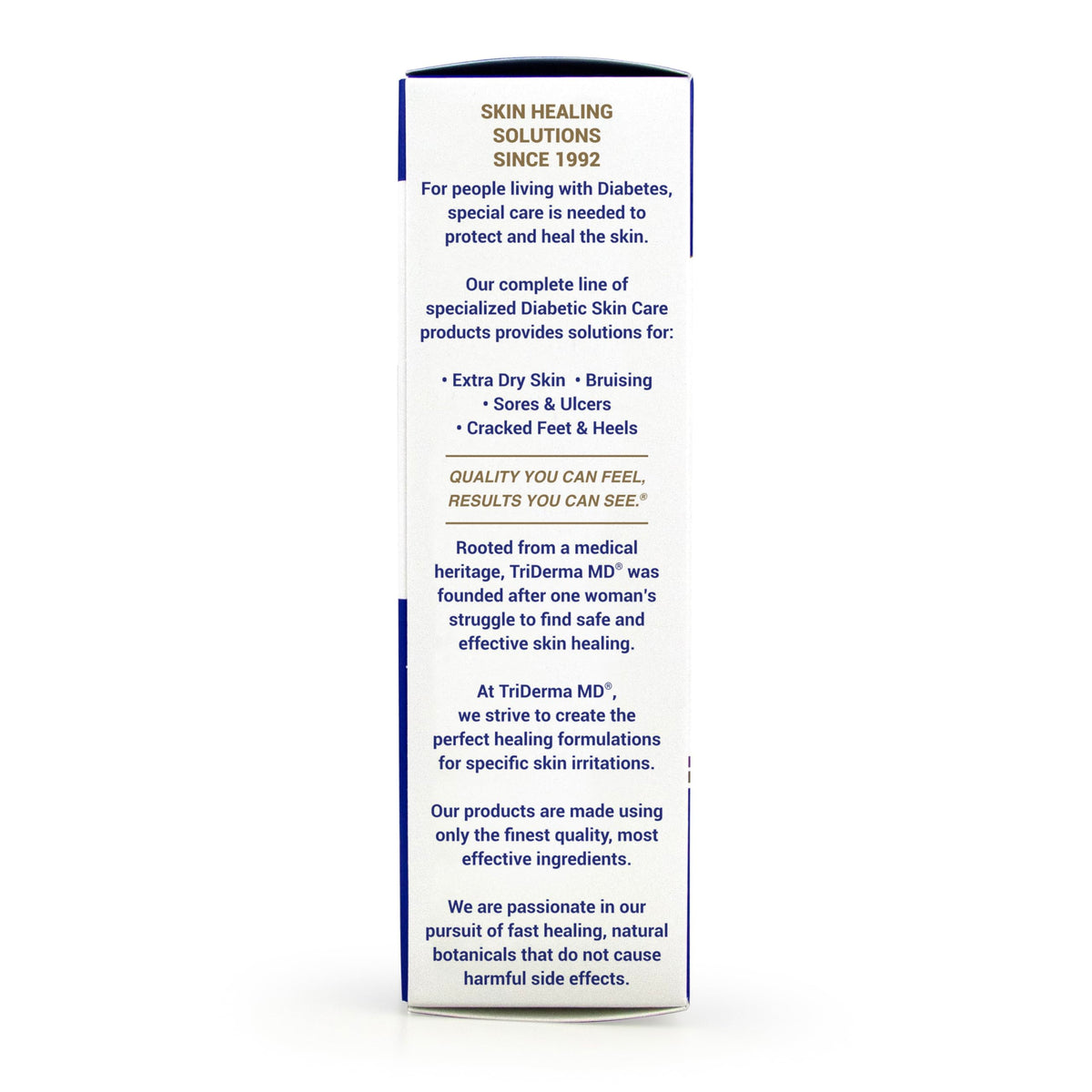 TriDerma being applied to arm to reduce discoloration and soothe skin