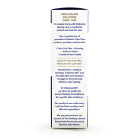 TriDerma being applied to arm to reduce discoloration and soothe skin