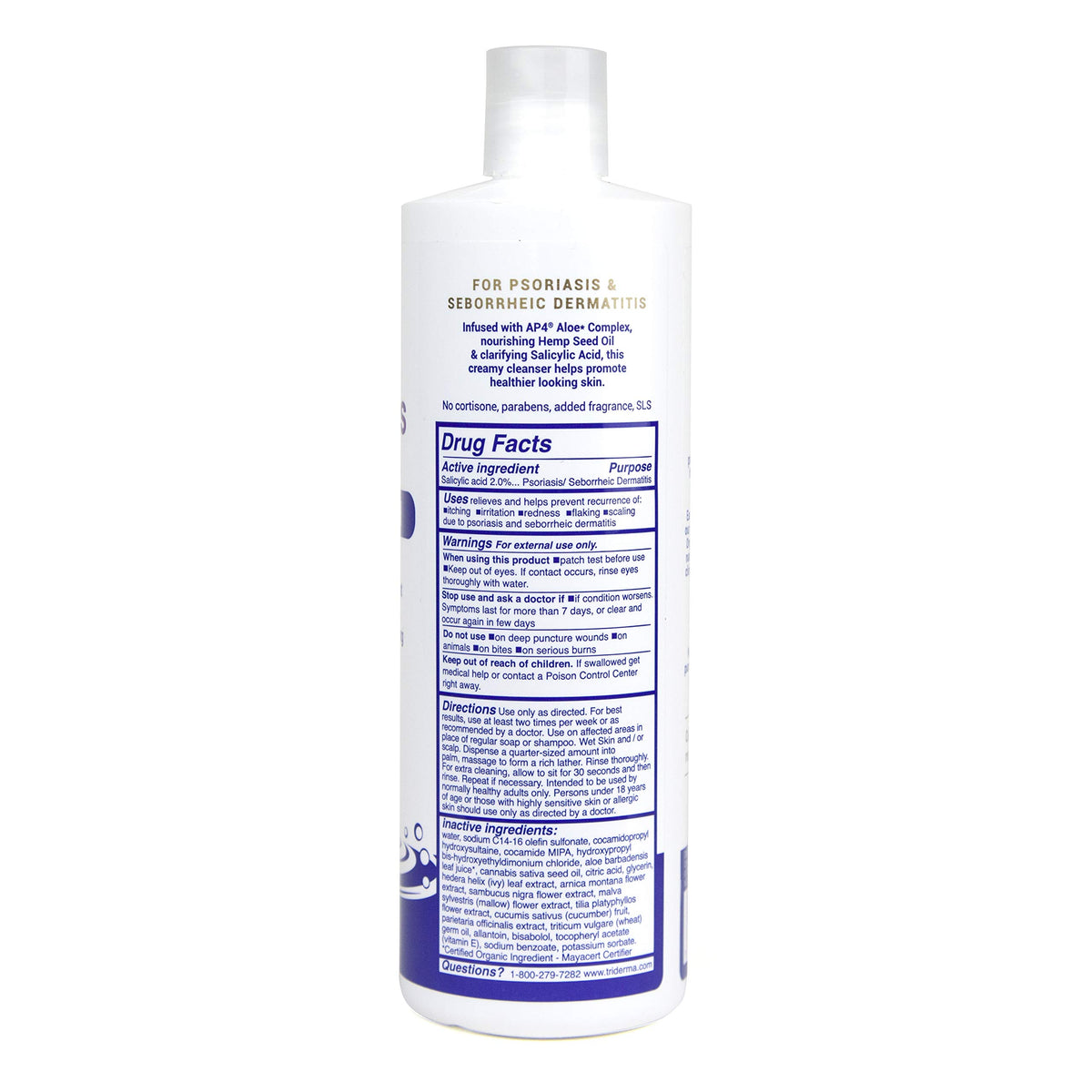 TriDerma pump dispensing gel texture for easy controlled application