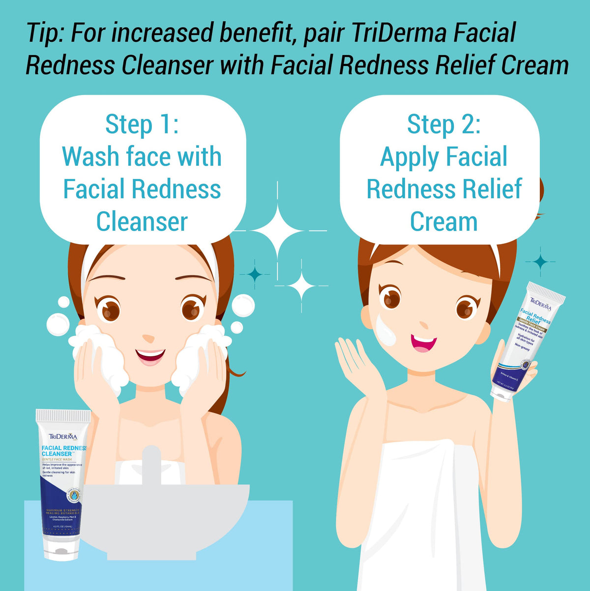 TriDerma jar next to travel items showing 3.3 oz scale, portable convenience benefit