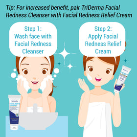 TriDerma jar next to travel items showing 3.3 oz scale, portable convenience benefit
