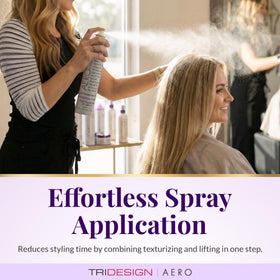 TRIDESIGN fine mist spray texture for weightless volume