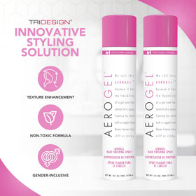 TRIDESIGN back label with ingredients and usage instructions