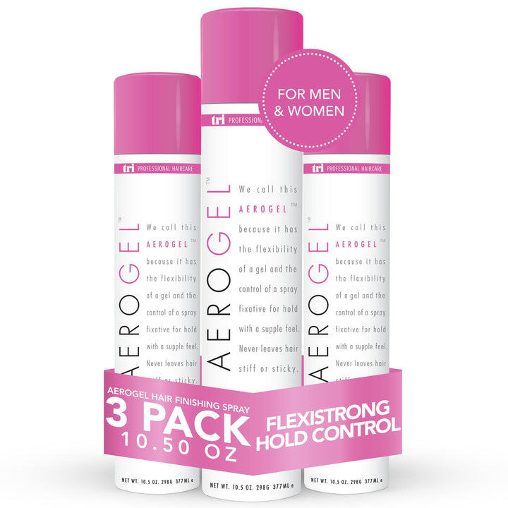 TRIDESIGN front packaging showing three cans and product benefits